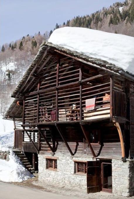 Chalet Walser Ai Piedi Del Monte Rosa Apartment Alagna Valsesia Exterior photo